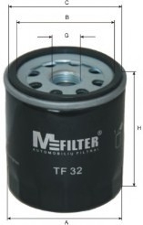TF32 MFILTER Фильтр масляный двигателя LANOS, AVEO, LACETTI, NUBIRA, NEXIA (пр-во M-filter)