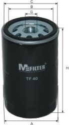 TF40 MFILTER Фильтр масляный двигателя BMW (пр-во M-filter)