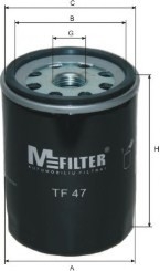 TF47 MFILTER Фільтр масляний двигуна Opel Ascona, Astra, Kadet (вир-во M-filter)