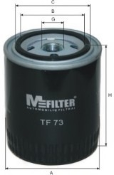 TF73 MFILTER Фильтр масляный двигателя OPEL Frontera 2.3TD, Omega 2.3TD (пр-во M-filter)