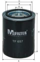 TF657 MFILTER Фильтр масляный двигателя VW T4 (пр-во M-Filter)
