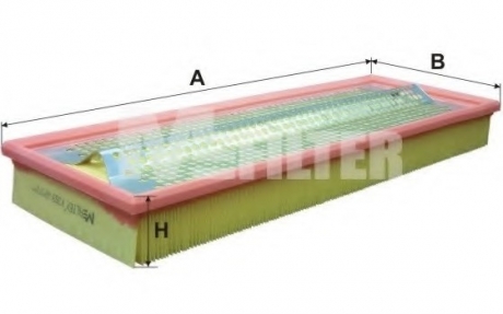 K359 MFILTER Фильтр воздушный MB W124 (пр-во M-filter)