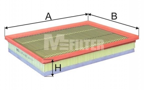 K7053 MFILTER Фільтр повітряний Master/Mascott 3.0dCi 02-