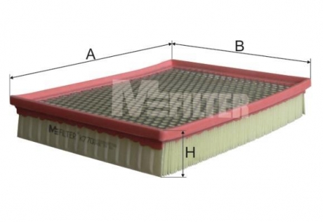 K770 MFILTER Фільтр повітряний OPEL Vectra-C 2.8 (вир-во M-filter)