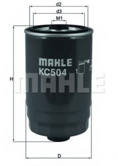 KC504 MAHLE Фильтр топливный HYUNDAI SANTA FE III 2.0, 2.2 CRDI 12- (пр-во KNECHT-MAHLE)