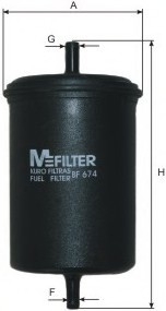 BF674 MFILTER Фільтр палива