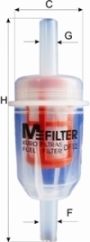 DF12 MFILTER Фільтр паливний MB (вир-во M-filter)