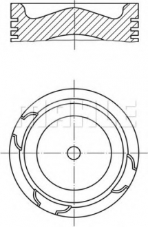 213 69 00 MAHLE Поршень DAF 130.0 XE390C1, XE355C Euro3