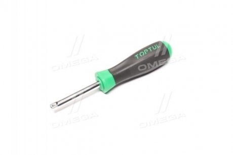CAIP0816 Toptul Вороток-викрутка 1/4" 150мм (гумова ручка) (TOPTUL)