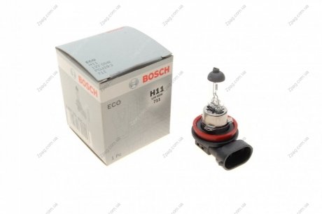 1 987 302 806 Bosch Лампа накаливания H11 12V 55W PGJ19-2 ECO (пр-во Bosch)