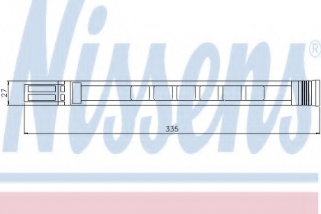 95387 Nissens Осушувач кондиціонера