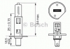 1 987 302 015 Bosch Лампа розжарювання H1 12V 55W P14,5s XENON BLUE (вир-во Bosch) (фото 6)