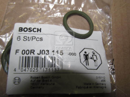 F00RJ03115 Bosch Кольцо форсунки с o-сечением (пр-во Bosch)