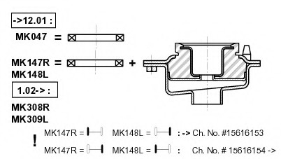 MK047 MONROE Подшипник опоры амортизатора (пр-во Monroe)