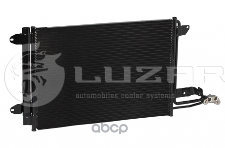 LRAC 1811J LUZAR Радиатор кондиционера Octavia A5 (04-)/Golf V (03-)/Yeti (09-)/Superb II (08-)/Toledo (04-) МКПП/АКПП (LRAC 1811J) Luzar