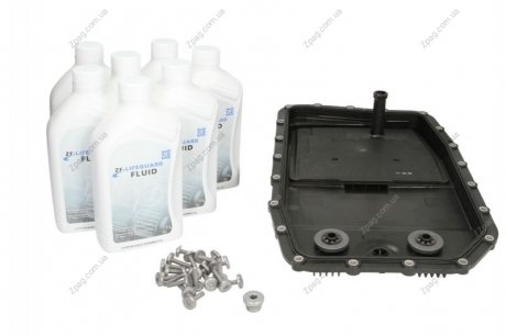 1068.298.062 ZF parts Комплект для замены масла ZF LIFEGUARDFLUID 6 (7х1л+сервисный к-т) АКПП 6HP26/26x/28/28x/32