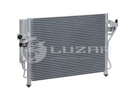 LRAC 081C1 LUZAR Радиатор кондиционера Getz 1.1/1.3/1.4/1.6 (02-) АКПП/МКПП с ресивером (LRAC 081C1) Luzar