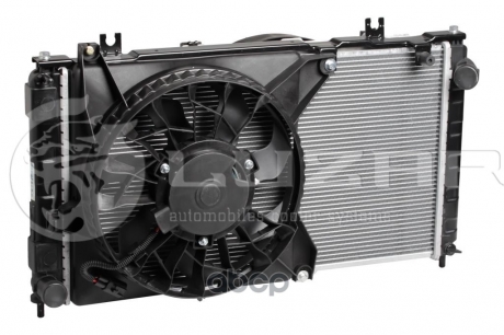 LRK 0192 LUZAR Радиатор охлаждения 2190/2192 Гранта (+рад. кондиц+вентиляторы) МКПП А/С (LRK 0192) ЛУЗАР