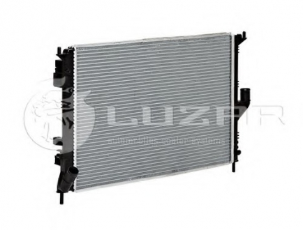 LRc ReLo08139 LUZAR Радиатор охлаждения Logan МКПП (08-) 1,4/1,6 с конд (алюм-паяный) (LRc ReLo08139) Luzar