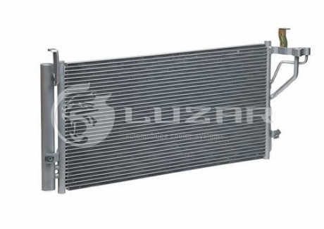 LRAC 08384 LUZAR Радіатор кондиционера Sonata 2.0/2.4/2.7 (98-) с ресивером АКПП/МКПП (LRAC 08384) Luzar