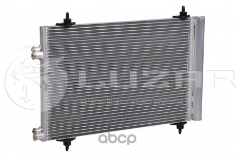 LRAC 20GK LUZAR Радиатор кондиционера Citroen C4 1.4i / 1.6i / 2.0i (04-) с ресивером (LRAC 20GK) Luzar