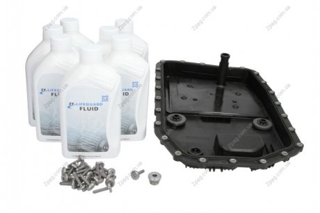 1071.298.033 ZF parts Комплект для замены масла ZF LIFEGUARDFLUID 6 (7х1л+сервисный к-т) АКПП 6HP19/x/21/21x