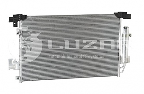 LRAC 1104 LUZAR Радиатор кондиционера Lancer 1.5/1.8/2.0 (07-) АКПП,МКПП с ресивером (LRAC 1104) Luzar