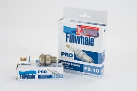 FS10 FINWHALE Свічка запалювання серія PRO УАЗ з дв ЗМЗ 21,24,402 та УМЗ 451,4215.10 (вир-во FINWHALE)