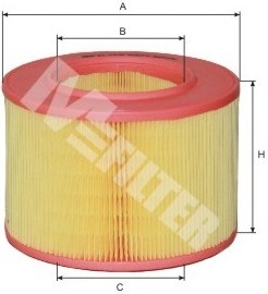 A277 MFILTER Фильтр воздушный RENAULT Megane 1.9D, 2.0i 95-, R19 i,D, R21 1.7 (пр-во M-Filter)