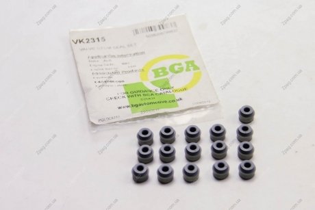 VK2315 BGA  Сальники клапанів Master/Movano 2.3 dCi 10-/Trafic/Vivaro 2.0 dCi 06- (к-кт 16шт.)