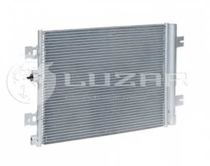 LRAC 0961 LUZAR Радиатор кондиционера Logan 1.4/1.6 (08-) АКПП/МКПП с ресивером (LRAC 0961) Luzar