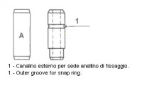 01-S2845 Metelli Направляющая клапана IN/EX CHEVROLET AVEO 1,5 8V 11,03/6,02/47,5 (пр-во Metelli)