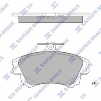 SP1530 Hi-Q  Колодка тормозная перед. MITSUBISHI CARISMA 1,6 1,8 97- COLT 1,5 04- 130Х77,3Х16