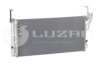 LRAC 0826 LUZAR Радиатор кондиционера Santa Fe 2.0/2.4/2.7/3.5 (00-) АКПП/МКПП (LRAC 0826) Luzar