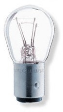 7225-02B OSRAM Лампа вспомогат. освещения Р21/4W 12V 21/4W ВАZ15d (2 шт) blister (пр-во OSRAM)