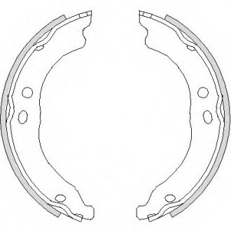 4750.00 REMSA Колодки гальмівні барабанні