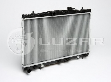 LRc HUEl002D2 LUZAR Радиатор охлаждения Elantra 1.6/1.8/2.0 (01-) АКПП (алюм) (LRc HUEl002D2) Luzar