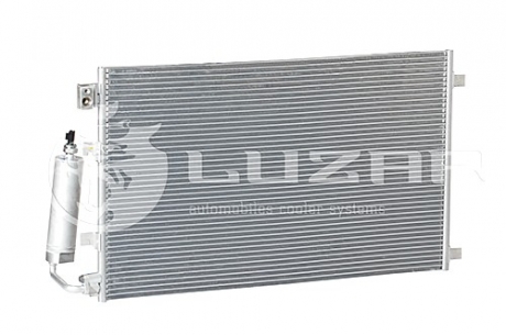 LRAC 1420 LUZAR Радиатор кондиционера Qashqai 2.0 (06-) АКПП,МКПП с ресивером (LRAC 1420) Luzar