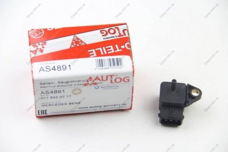 AS4891 Autlog  Датчик давления наддува (3 конт.) MB A,C,E (W168/W202/W124/W210) 1.7D-3.4D 88-