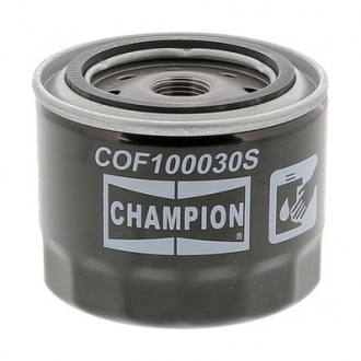 COF100030S CHAMPION Фильтр масляный двигателя ВАЗ 2101-2107 2108-09 (низкий 76мм) (пр-во CHAMPION)