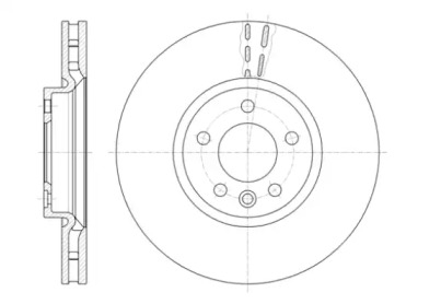 61420.10 REMSA Диск гальмівний VW TRANSPORTER V 2.0 03-, MULTIVAN V 09- передн. (вир-во REMSA)