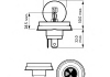 12620B1 PHILIPS Лампа накаливания R2 12V 45/40W P45t-41 STANDARD 1шт blister (пр-во Philips) (фото 2)