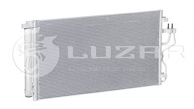 LRAC 08Y5 LUZAR Радіатор кондиционера Sportage 1.6/2.0/2.4 (10-) АКПП/МКПП (LRAC 08Y5) Luzar