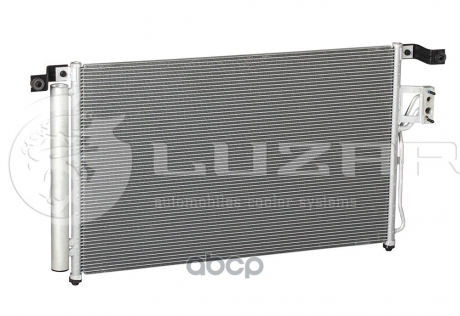 LRAC 0863 LUZAR Радиатор кондиционера Santa fe 2.2/2.4/2.7 (06-) АКПП/МКПП (LRAC 0863) Luzar