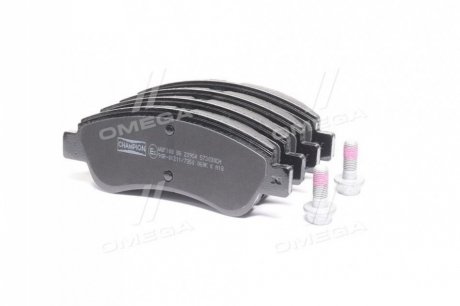 Колодка торм. CITROEN C3, C4, DS3 PEUGEOT 206, 207 передн. (пр-во CHAMPION) 573030