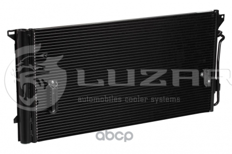 LRAC 1855 LUZAR Радиатор кондиционера Touareg (02-) с ресивером МКПП/АКПП (LRAC 1855) Luzar