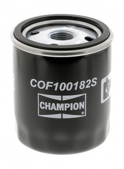 COF100182S CHAMPION Фильтр масляный двигателя FORD FOCUS 04-, MAZDA 3,5,6 02- (пр-во CHAMPION)