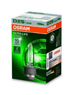 66240ULT OSRAM Лампа ксеноновая D2S XENARC ULTRALIFE 85В, 35Вт, P32d-2 (1шт)(пр-во OSRAM)
