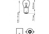 12498LLECOCP PHILIPS Лампа накаливания P21W 12V 21W BA15s LongerLife EcoVision (пр-во Philips) (фото 2)