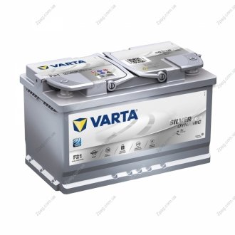 580 901 080 Varta Аккумулятор 80Ah-12v VARTA Start-Stop Plus AGM (315х175х190), R, EN 800